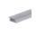 Profil LED MICRO-K 2m PRZEZROCZYSTA ANODOWANY MICRO-K-ALU-CL-2M