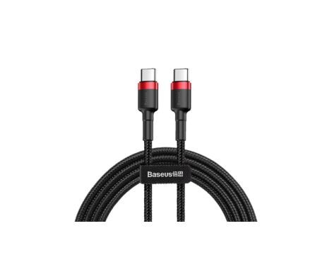 Kabel przewód USB-C PD 2.0 100cm Baseus Cafule CATKLF-G91 Quick Charge 3.0 3A z obsługą szybkiego ładowania 60W