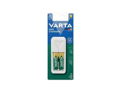Ładowarka Varta MINI CHARGER + 2x akumulatorki AA 2100mAh 57656