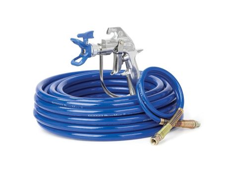 GRACO STANOWSIKO MALARSKIE PISTOLET SILVER PLUS + WĄŻ BLUEMAX II 15m + KOŃCÓWKA BICZOWA 0,9m