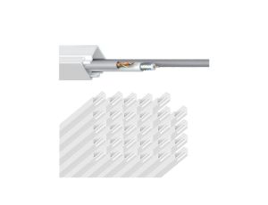 Kanał Kablowy Elektroinstalacyjny 11x20x2000mm na Kable 2m ZESTAW 30szt AKS