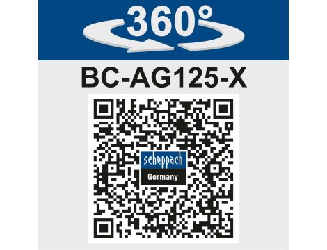 Bezszczotkowa szlifierka kątowa BC-AG125-X 20 V IXES Scheppach - 3