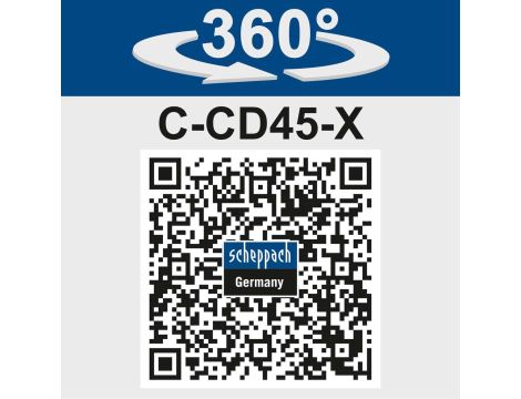 Wiertarko-wkrętarka udarowa C-CD45-X 20 V IXES Scheppach - 10