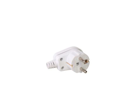 Wtyczka kątowa UNI-SCHUKO 16A/250V biały, 3390-00