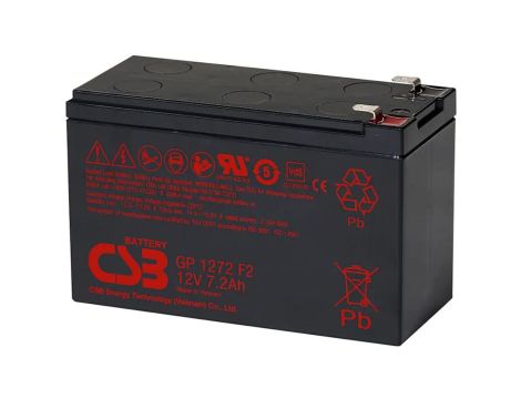 Akumulator GP1272 F2 CSB 12V 7.2Ah