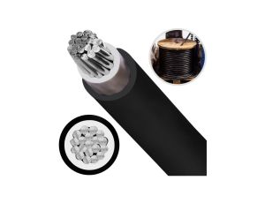 Kabel prądowy YAKY 0,6/1kV 1x70 linka aluminiowy do ziemi Elektrokabel /100m/