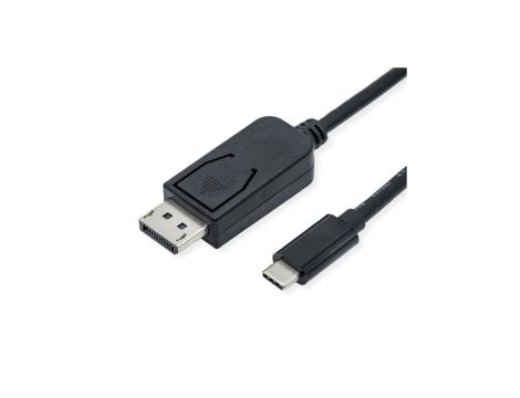 Adapter ROLINE USB typu C - DisplayPort, v1.4, M/M, 2 m