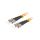Patch cord światłowodowy OM2 ST/UPC,z obu stron 15m LSZH FO-STST-MD21-0150-OG