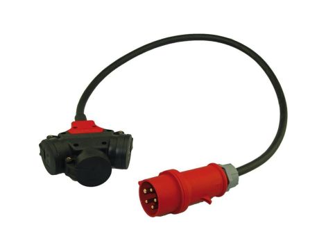 Przedłużacz 1m 16A CEE z rozdzielaczem wielokrotnym, IP44 H07RN-F5G2,5 Althoff Kabeltechnik