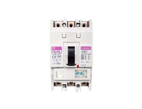 Wyłącznik kompaktowy 3P 20A 25kA /wyzwalacz termo-magnetyczny/ EB2 125/3L 004671021