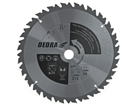 DEDRA PIŁA TARCZOWA DREWNO 315x30x24z