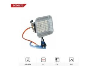 DEDRA PROMIENNIK GAZOWY 4,6kW NA BUTLĘ