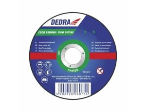 DEDRA.TARCZA DO CIĘCIA KAMIENIA WYPUKŁA 125x3x22,2
