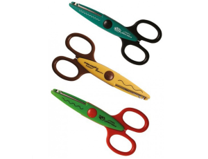 FISKARS KIDZORS, ZESTAW 3 SZT. NOŻYCZEK OZDOBNYCH (ALIGATOR, WĄŻ, ŻABA)