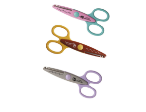FISKARS KIDZORS, ZESTAW 3 SZT. NOŻYCZEK OZDOBNYCH (HIPOPOTAM, WIELBŁĄD, JEŻ)