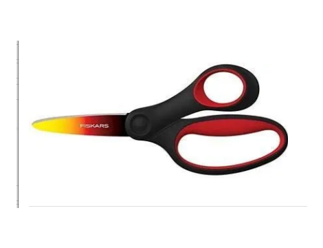 FISKARS NOŻYCZKI DLA DZIECI, OMBRE CZERWONY/CZARNY, 15 CM
