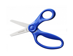 FISKARS NOŻYCZKI DZIECIĘCE ZAOKRĄGLONE 13 CM, NIEBIESKIE