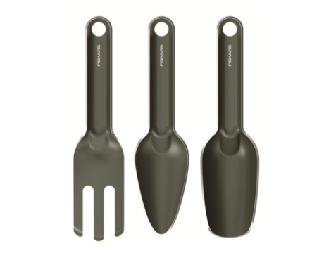 FISKARS ZESTAW METALOWYCH NARZĘDZI DO SADZENIA ROŚLIN  PLANT CARE 3 SZTUKI