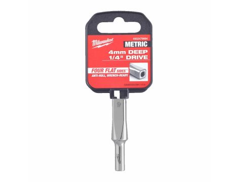 MILWAUKEE NASADKA 1/4" DŁUGA  4 mm... %%%