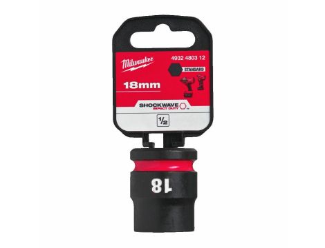 MILWAUKEE NASADKA UDAROWA  1/2" 18mm %%% KRÓTKA
