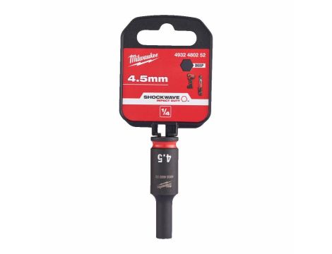 MILWAUKEE NASADKA UDAROWA  1/4"  4.5mm %%% DŁUG SHOCKWAVE - 2