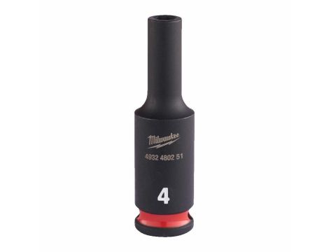 MILWAUKEE NASADKA UDAROWA  1/4"  4mm %%% DŁUGA SHOCKWAVE
