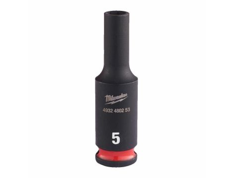 MILWAUKEE NASADKA UDAROWA  1/4"  5mm ... DŁUGA SHOCKWAVE