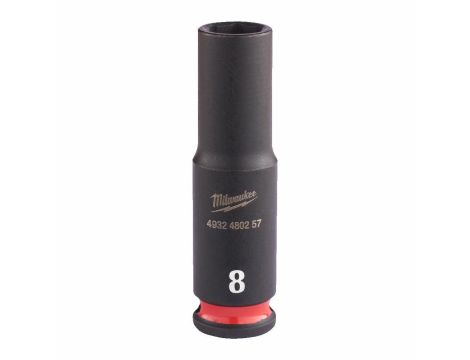 MILWAUKEE NASADKA UDAROWA  1/4"  8mm ... DŁUGA SHOCKWAVE