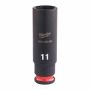 MILWAUKEE NASADKA UDAROWA  1/4" 11mm %%% DŁUGA SHOCKWAVE - 2