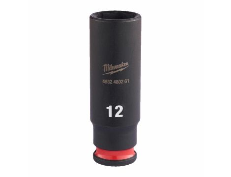 MILWAUKEE NASADKA UDAROWA  1/4" 12mm %%% DŁUGA SHOCKWAVE