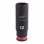 MILWAUKEE NASADKA UDAROWA  1/4" 12mm %%% DŁUGA SHOCKWAVE - 2