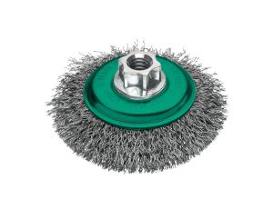 MILWAUKEE SZCZOTKA DRUCIANA DOCZOŁOWA M14 100x10 STAL NIERDZEWNA KARBOWANA 0.35-1szt.