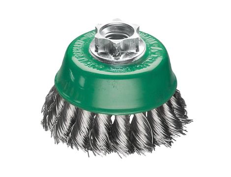 MILWAUKEE SZCZOTKA DRUCIANA GARNKOWA M14 65x18 STAL NIERDZEWNA WIĄZANA 0.5-1szt.