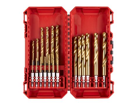 MILWAUKEE WIERTŁO METAL HSS-G TIN SHW KPL.19 SZT.  HEX