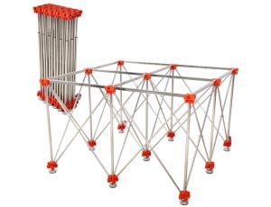 RUBI STÓŁ ROBOCZY SKŁADANY 120 x 120cm