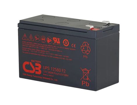 Akumulator CSB UPS12580F2 12V 580W 5min