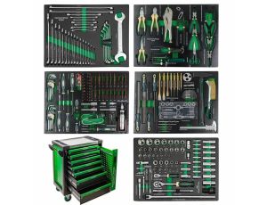 ROCKFORCE WÓZEK WARSZTATOWY  7 SZUFLAD + 274szt. NARZĘDZI - image 2