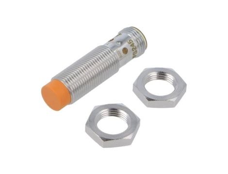 Czujnik Indukcyjny Obudowa: M12 Zasięg: 7mm Wyjście: 1xPNP(NO) Złącze: M12 Zasilanie: 10-30VDC IP65/IP66/IP67/IP68/IP69K IFS245
