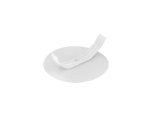 Pokrywa puszki ze skrzydełkami rozporowymi 60mm okrągła biała WS60 89001006