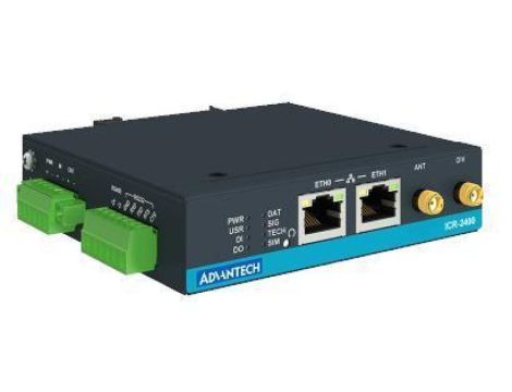 Przemysłowy router komórkowy 4G, brama IoT dla regionu Niemcy/Austria, 2 x port Ethernet, 2 x SIM ICR-2437-DE