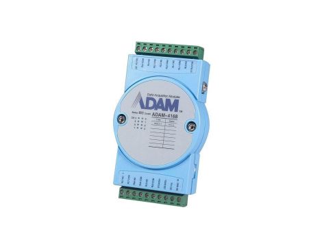 8 kanałowy moduł wyjść przekaźnikowych, z obsługą Modbus, RS-485/USB, szerokim zakresem temperaturowym ADAM-4168-C