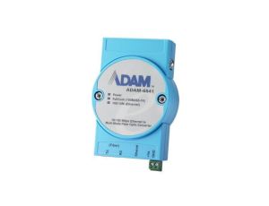 Konwerter Ethernet na światłowód wielomodowy, ze złączem RJ-45, 100Mb/s, napięcie wejściowe: 10-30 VDC ADAM-6541-AE