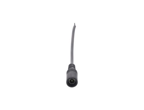 Gniazdo DC 5.5x2.1 przewód czarny 15cm 18awg