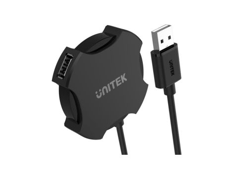 Unitek Y-2178 hub 4x USB 2.0 micro czarny