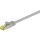 RJ45 patchkabel, CAT 6A S/FTP (PiMF), 500 MHz z CAT 7 kable surowym, Szary - Długość kabla 20 m