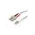 ROLINE 50/125m OM4, LC/SC, fioletowy, 3 m