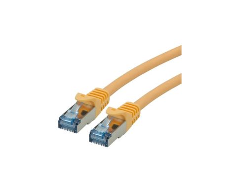 ROLINE Patchkabel Cat.6A S/FTP (PiMF), Component Level, LSOH, geel, 1 m