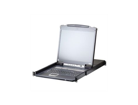 ATEN CL5708iM Przełącznik KVM LCD przez IP, USB-PS/2, VGA, 8-portowy, niemiecki