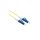 Kabel światłowodowy ROLINE 9/125 m OS2, LC/LC, LSOH, simplex, żółty, 7 m