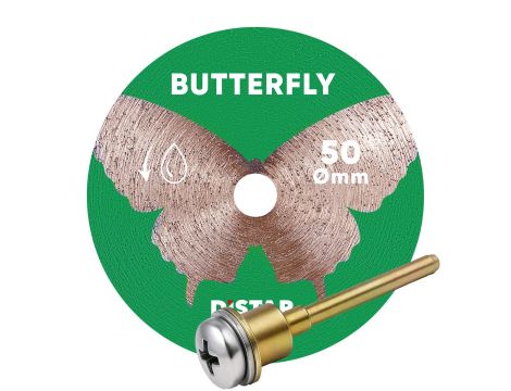 DISTAR TARCZA DIAMENTOWA BUTTERFLY 50 x 0,6 x 5,8/3,2-3,0F Z TRZPIENIEM